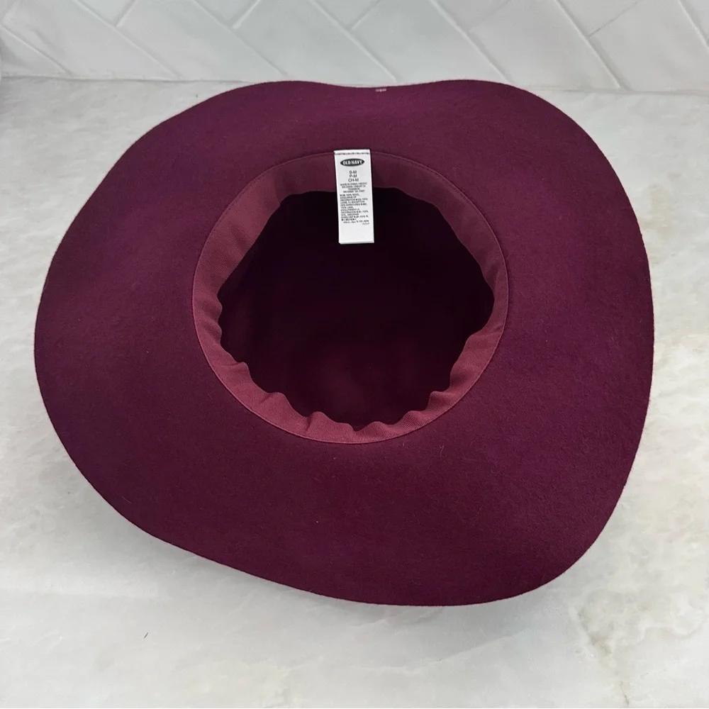 Old Navy wide brim felt fedora festival hat NEW WITH TAG